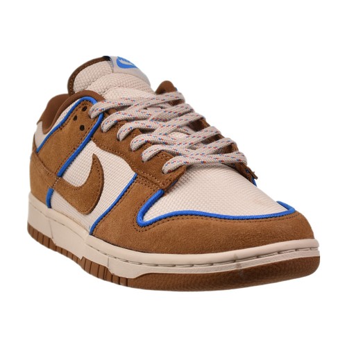 Nike Dunk Low Retro Premium Men's Shoes Light Orewood Brown-Photo Blue - Picture 2 of 6
