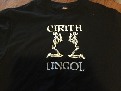 s l400 Cirith Ungol "Skeletons" Logo T-Shirt XL HEAVY METAL DOOM THRASH BROCAS HELM | Cirith Ungol Online