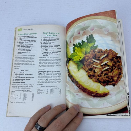 Betty Crocker Fresh Turkey Ideas Creative Quick Easy Recipes Cookbook 1990 No 46 - 第 6/7 張圖片
