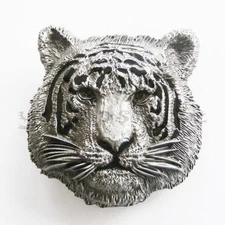 Tiger Animal Metal Belt Buckle