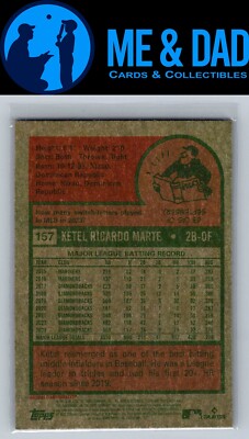 2024 Topps Heritage #157 Ketel Marte Chrome Blue Sparkle Refractor