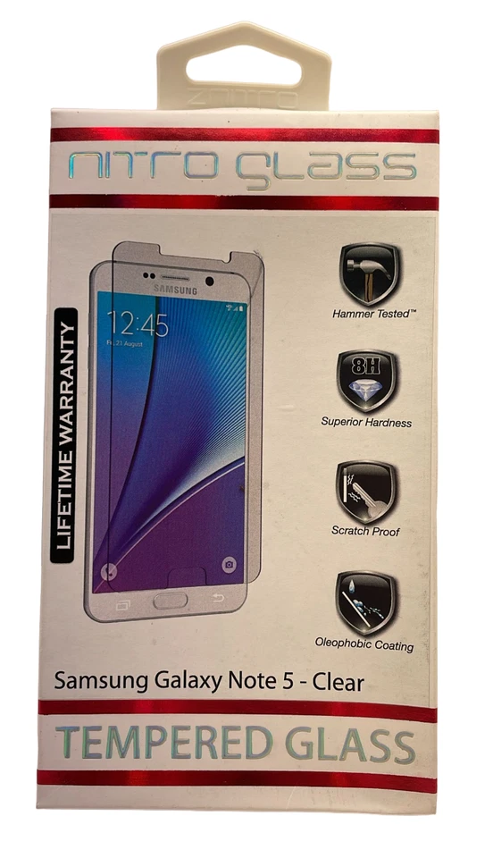 Protector Pantalla Cristal Nitro ZNitro para Samsung Galaxy Note 5 Foto 2 de 4