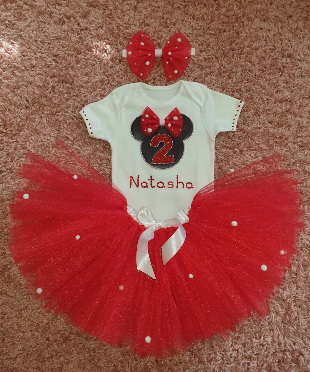 Minnie mouse two year old cheap birthday outfit