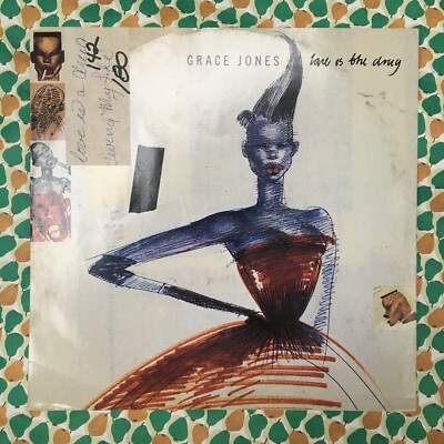 Grace Jones  - Love Is The Drug 12 IS 266 vinyl 12'' record UK 1986