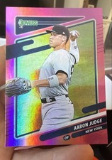 2021 Panini Donruss - Variation Aaron Judge #182 Holo Pink Throwing