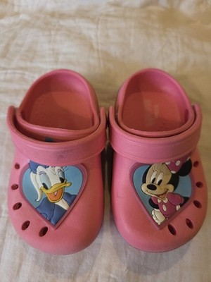 Disney Minnie & Daisy Toddler Girls Size 5-6 Licensed EVA Clog Shoes Slides