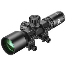 Midten 3-9x40 Compact Rifle Scope Mil-Dot Reticle Locking Turret Zero Reset 1 in