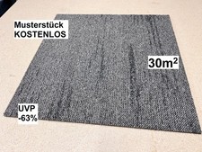 Teppichfliesen BRAUN NEU B1 50x50 30qm 8 mm UVP 54€ Schallabsorption