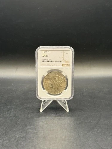 1923 NGC MS62 Peace Silver Dollar $1 US Mint Coin 1923 MS-62