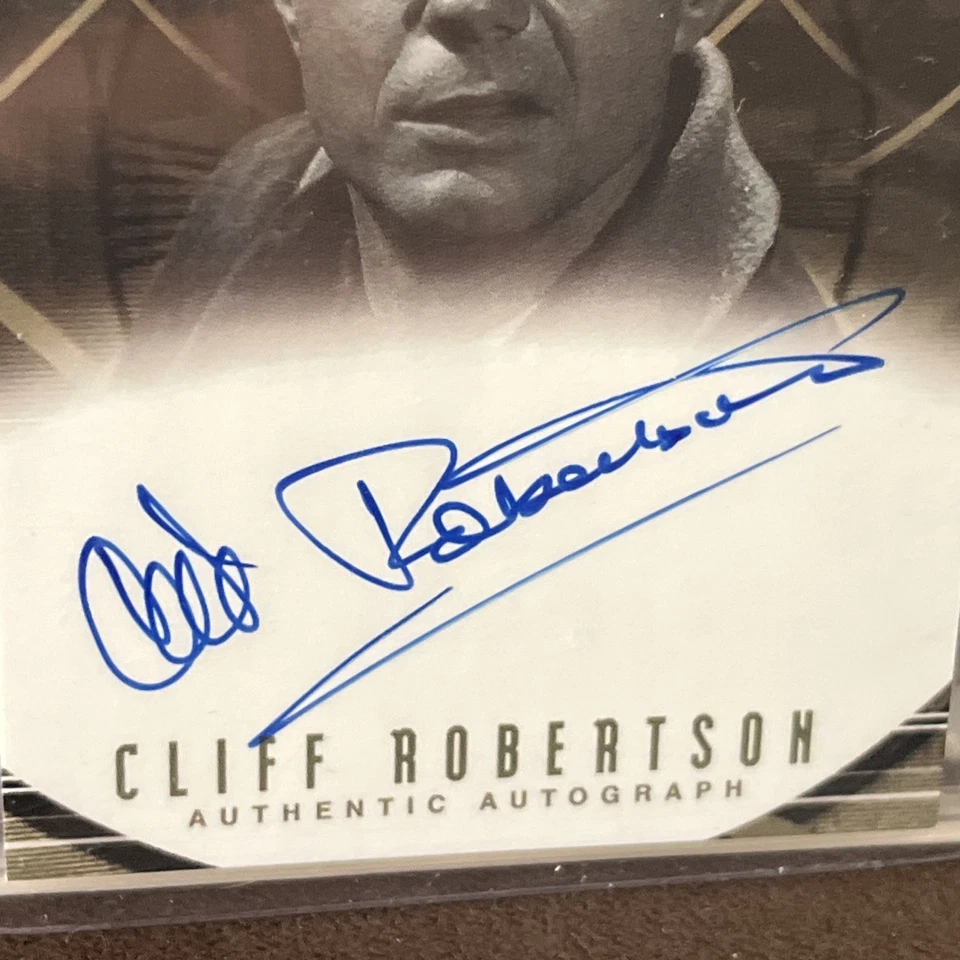 CLIFF ROBERTSON Premiere Outer Limits Autograph Card Auto A11 FREE SHIPPING! - Image 2 of 4