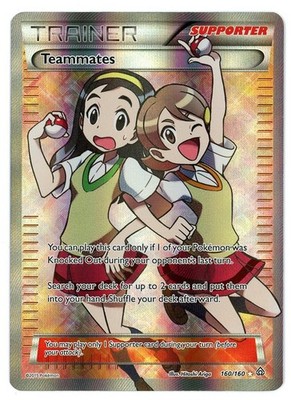 Teammates 160/160 Primal Clash Full Art Pokemon Card