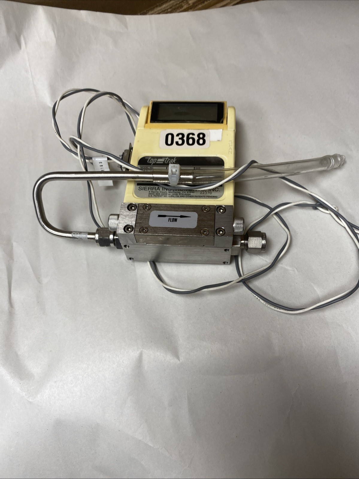 Sierra Top Trak 822S-L-2-OV1-PV1-V1-HP-A1-LF Mass Flow Meter Air 0-10 SCCM