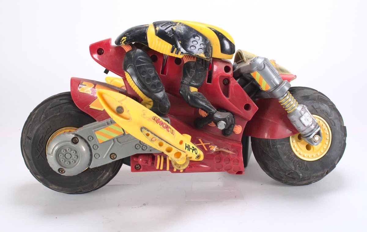 Kenner Ricochet Stunt Cycle XRC Motorcyle - No Remote - UNTESTED