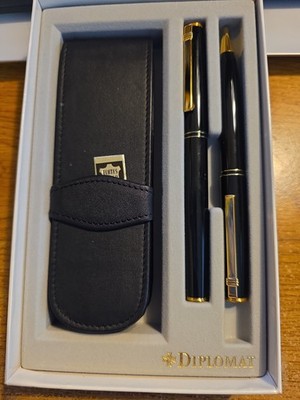 Diplomat Xl Gift Set Fountain Pen  And  Ballpoint