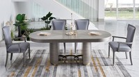 Design Esstisch Holz Stein Tisch Moderne Esstische MöBel 221X95 Tische Holz Neu