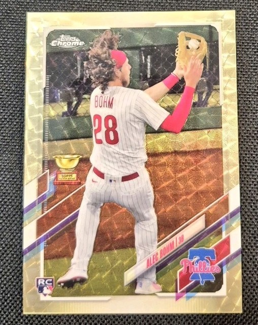 Alec Bohm 2021 Topps Chrome Superfractor 1/1 Image Variation RC Rookie #119