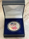 1999 Painted Walking Liberty American Eagle One Dollar Coin 1 Oz Fine Silver