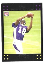 D 2007 Topps Football Sidney Rice ROOKIE #324 EXC