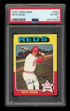 1975 Topps Mini Set-Break #320 Pete Rose PSA 6 EX-MT