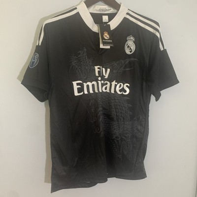 2014-2015 Real Madrid Third Dragon Yohji Yamamoto Fly Emirates