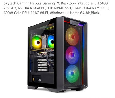 Gaming Pc, Comes With Two Razer Keyboards, One Razer Mouse, And One Logitech