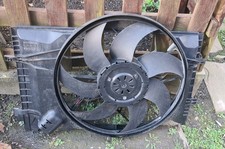 MERCEDES C W203 Kompressor A2035001593 L&Uuml;FTER VENTILATOR K&Uuml;HLERGEBL&Auml;SE GEBL&Auml;SE 