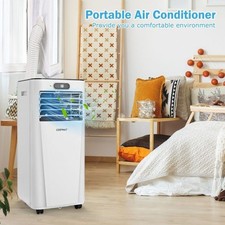 9000 BTU Portable Air Conditioner AC Unit Mobile Air Con with Timer