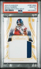 2024 PANINI FLAWLESS PATCHES MALIK NABERS GOLD /25