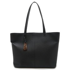 Chanel Leather Tote Bag Women Black One Size 562644