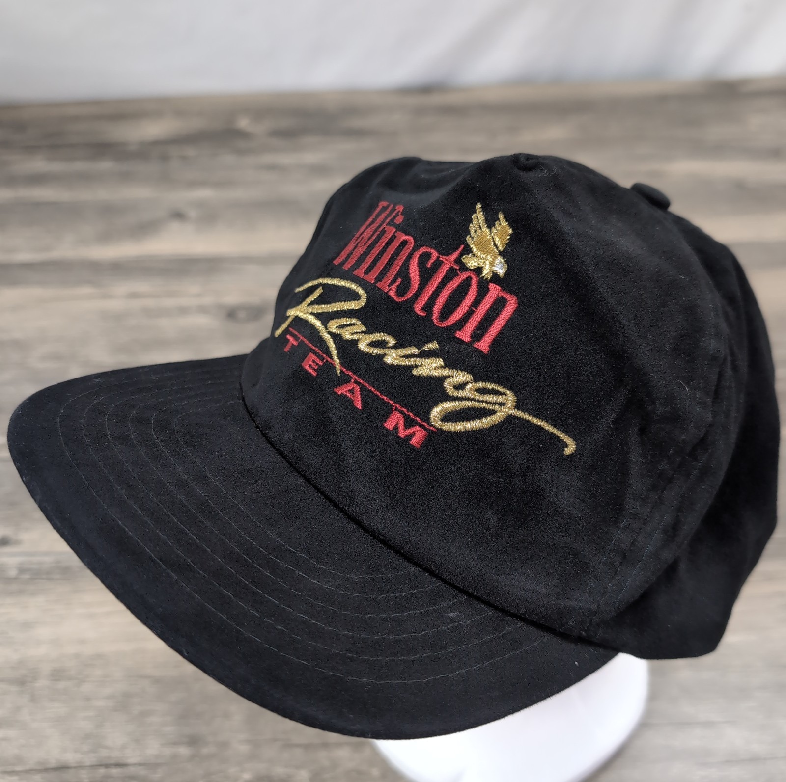 Vintage Winston Racing Team Hat Black Snap Back Cap C… - Gem
