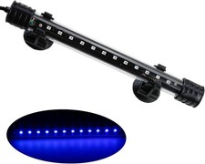 Aquarium LED Submersible Light 7.5 Inch Underwater Fish Tank Light Blue