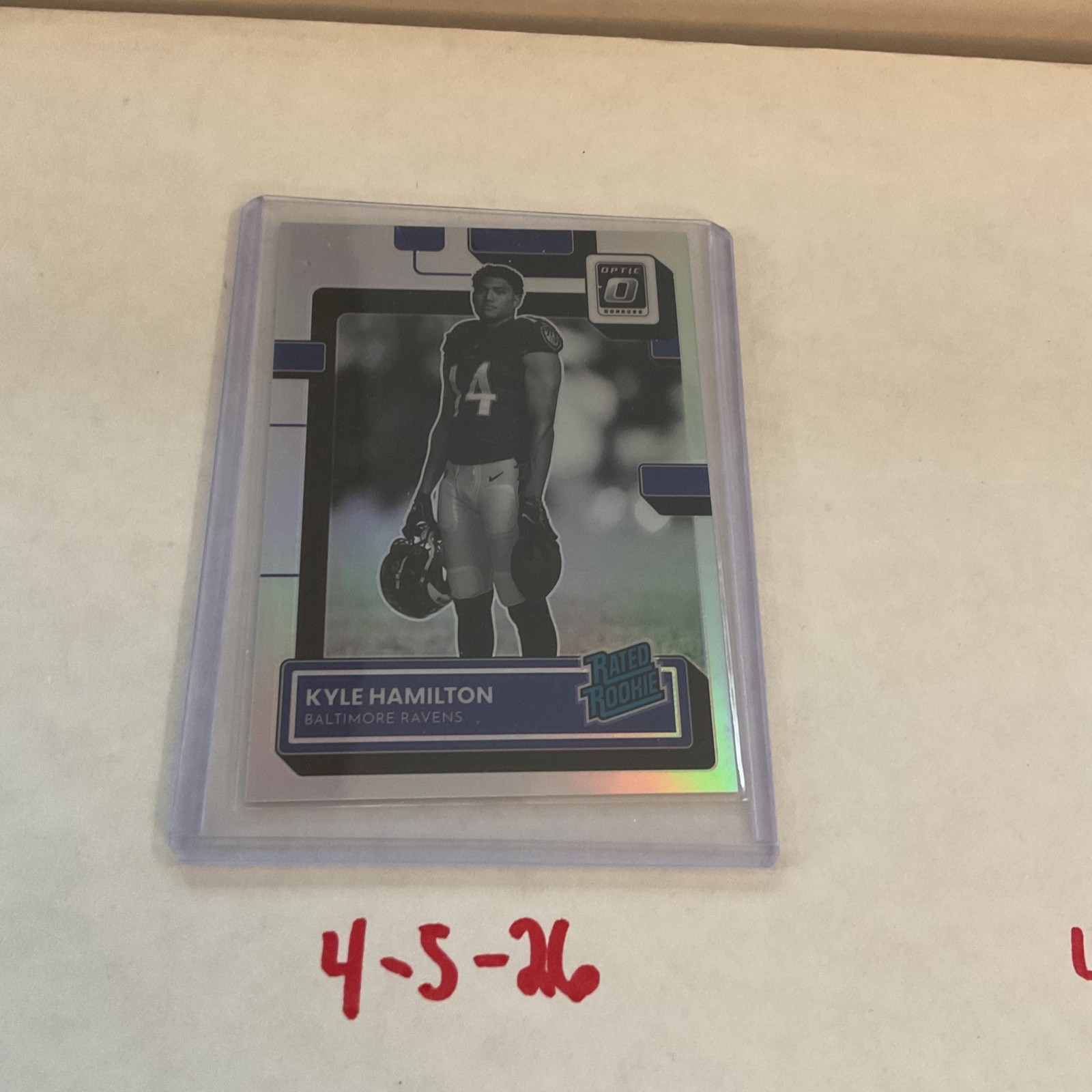 2022 Panini Donruss Optic - Rated Rookie Kyle Hamilton #238 Holo Prizm Variation