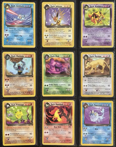 Pokemon Team Rocket Complete Set 83/82 100% Master WOTC Vintage 2000 w Raichu - Picture 5 of 10