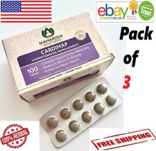 3X Maharishi Cardimap 100 Tabs Each With Long Expiry  Free Shipping