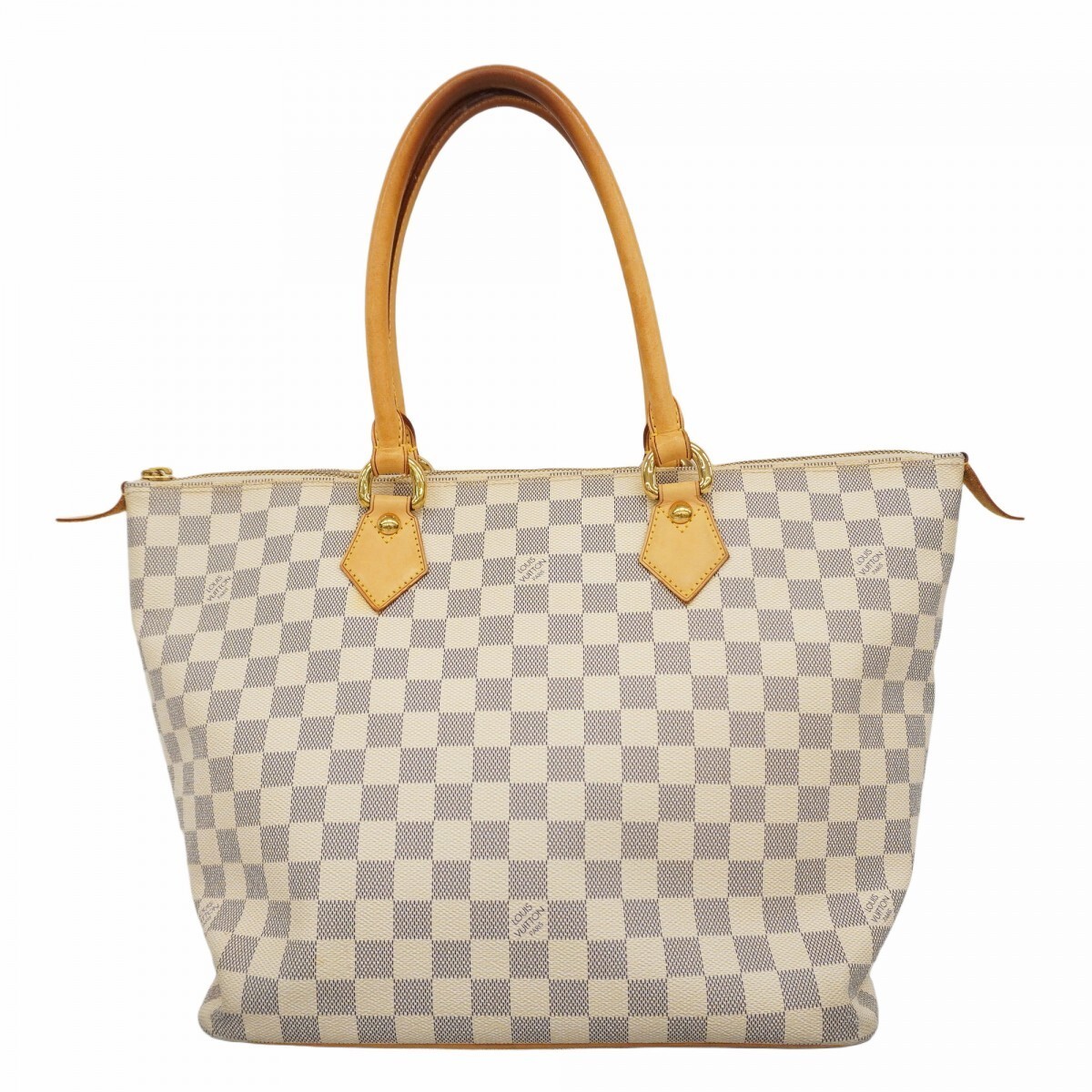 Louis Vuitton Damier Azur Sareya MM Tote Bag in White N51185 94217