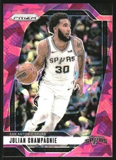 2024-25 Panini Prizm Prizms Pink Ice #158 Julian Champagnie - BSK