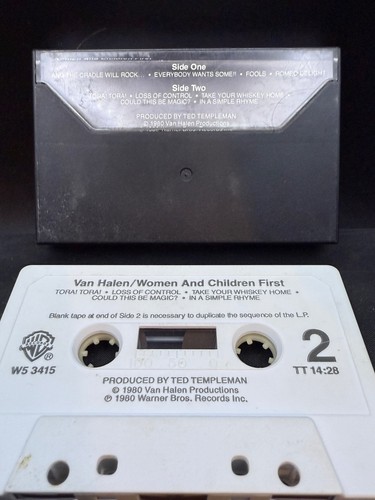Women and Children First - Van Halen Cassette 1980 Warner Bros Records W5 3415 - Picture 2 of 3