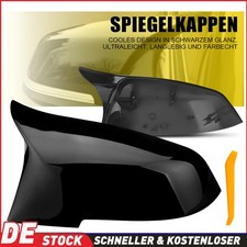 Glanz Schwarz Spiegelkappen Au�enspiegel F�r BMW F20 F21 F22 F23 F30 F32 F33 1x