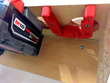 2 Pack Milwaukee M18 Battery Holder Wall Mount