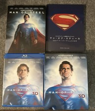 Man Of Steel Blu-Ray 3d Collector s Edition Full Slip Japan Import W/ Steelbook