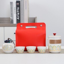 Set da tè in ceramica regalo, set da tè portatile, regalo aziendale set 5 pezzi, Cina