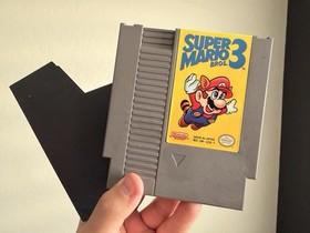 Cartucho y funda Super Mario Bros 3 (Nintendo NES, 1990)