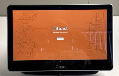 Toast Flex TT200 POS 14  Point Of Sale System Screen No Power Cord