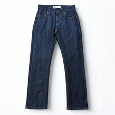 Levi  s 511 Slim Boys Jeans Size 12 Reg W26 L26 Adjustable Waist Dark Wash