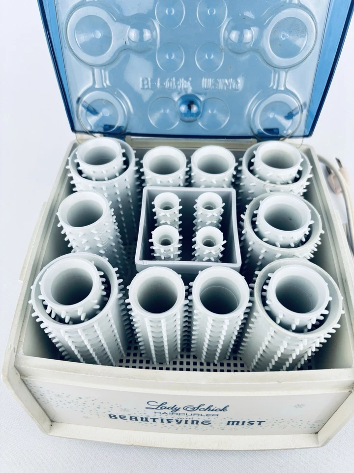 Vtg Lady Schick Hair Curler Roller With Beautifying Mist Model 70 Works Read - Image 4 of 4