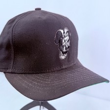 Vintage New Era Albany Polecats Snapback Hat MiLB Minor League Black Made in USA