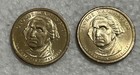 2007  P & D George Washington Presidential Dollars Position B - 2 Coins - UNC — photo 2