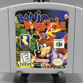 Banjo-Kazooie (Nintendo 64 N64, 1998) Authentic💯Tested & Works✅ Mint💎