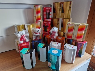 McDonald's 30 Coca Cola Gläser XXL Sammlung & 3x Original Coca Cola Eisbären Neu