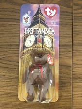 TY McDonalds Beanie Baby Britannia the Bear 1999 Retired - In package